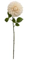 Flor permanente haste dalia 73 cm toque real