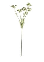 Flor permanente haste flor mimosa branca - alt 82 cm