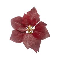 Flor Poinsetia Decorativa - 20cm Tok da Casa