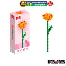 Flor Ranunclus Asiaticos 71 peças Flores de Blocos de Montar Classic Kit Flor Ranunclus Asiaticos 71 peças Flores de Blocos de Montar Classic Kit
