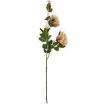 Flor Rosa Cor Creme Outono Artificial Permanente 76CM 37365-004