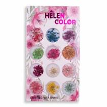 Flor Seca Encapsular Decoração Unhas - Helen Color