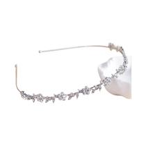 Flor strass bandana cocar cabelo senhora