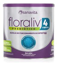 Floraliv 4 Fibras Sanavita 195g Prebiótico Floraliv