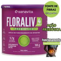 Floraliv Probiótico Gastrointestinal Sanavita 195g Regulação do Intestino Floraliv Probiótico Gastrointestinal Sanavita 195g Regulação do Intestino