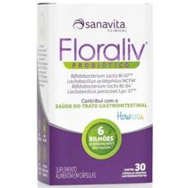Floraliv Probiótico Sanavita 30 cápsulas