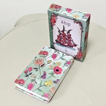 Floraneum Lenormand Tarot Oracle 36 Cartas 9x6cm Decoração Florida Ilustrações Jogos De Cartas