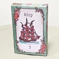 Floraneum Lenormand Tarot Oracle 36 Cartas 9x6cm Decoração Florida Ilustrações Jogos De Cartas