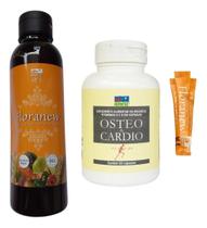 Floranew Garrafa 630g + 01 Osteo Cardio 60 cáps + 05 Sachê Floranew
