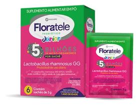 Floratele Probiótico Júnior 6 Sachês 5 Bilhões Lactobacillus