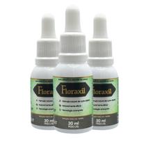 Floraxil - Suplemento Alimentar Líquido - Kit com 3 Frascos de 30ml - Original