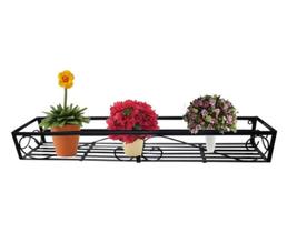 floreira de janelas ferro vasos flores plantas 40 Cm.