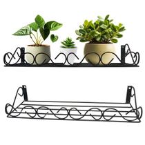 Floreira De Parede 50x15 Cm Feito Em Ferro Rústico