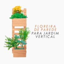 Floreira de parede para jardim vertical 2 cachepôs