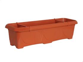 Floreira de Plastico Vaso Flor Tempero Jardim N4 - Cerâmica