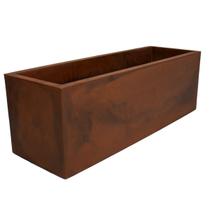 Floreira Flat 77 (39L) Cor Aço Corten JAPI