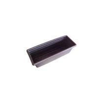 Floreira plastica nobre preta 44 cm