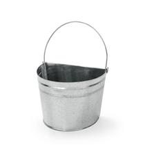 Floreira vaso de parede aço galvanizado 13 cm