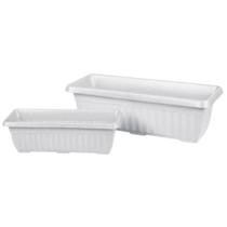 Floreiras Caneladas 50 cm Cinza Decorativo - BRASAMI Floreiras Caneladas 50 cm Cinza Decorativo - BRASAMI