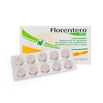 Florentero ACT Cartela 10 Comprimidos Palatáveis - Suplemento Complexo B Prebiótico e Probiótico