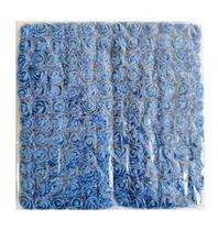 Flores artificiais Artfen Mini Foam Roses 144 unidades em azul royal