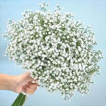 Flores artificiais Artflower Babys Breath 30 unidades brancas Flores artificiais Artflower Babys Breath 30 unidades brancas