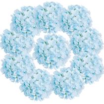 Flores artificiais Auihiay Hydrangea Blue 10 unidades com caules Flores artificiais Auihiay Hydrangea Blue 10 unidades com caules