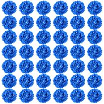 Flores artificiais Auihiay Hydrangea Royal Blue x64 com caules Flores artificiais Auihiay Hydrangea Royal Blue x64 com caules