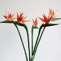 Flores artificiais Beebel Bird of Paradise Greenery 6 unidades Flores artificiais Beebel Bird of Paradise Greenery 6 unidades