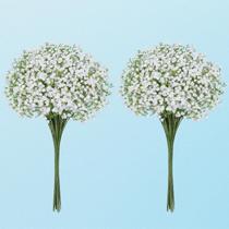 Flores artificiais Cherica Babys Breath 20 unidades Real Touch Flores artificiais Cherica Babys Breath 20 unidades Real Touch
