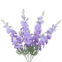 Flores artificiais de delfínio Faux Snapdragon Purple (84 cm)