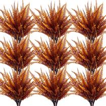 Flores artificiais de outono TURNMEON para decoração de exteriores Flores artificiais de outono TURNMEON para decoração de exteriores