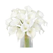 Flores Artificiais De PU Realistas Calla Duráveis E Resistentes Ao Desbotamento Para Decoração De