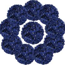 Flores artificiais Flojery Silk Hydrangea Heads x10 Blue