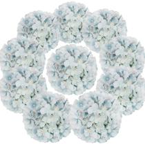 Flores artificiais Flojery Silk Hydrangea Heads x10 Lake Blue Flores artificiais Flojery Silk Hydrangea Heads x10 Lake Blue