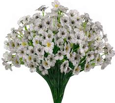 Flores artificiais Gamity Resistant UV Outdoor, 15 pacotes