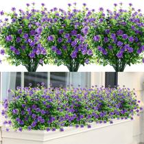 Flores artificiais GREENRAIN resistentes aos raios UV para decoração de exteriores