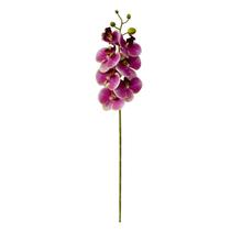 Flores Artificiais - Haste de Orquídea Rosa 3D Linha permanente Formosinha