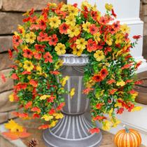 Flores artificiais HyeFlora Daisy para decoração de exteriores Flores artificiais HyeFlora Daisy para decoração de exteriores