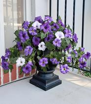 Flores artificiais HyeFlora Spring Faux Morning Glory 2 unidades Flores artificiais HyeFlora Spring Faux Morning Glory 2 unidades