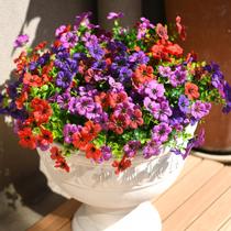 Flores artificiais INQCMY Faux Silk Daisy 12 pacotes ao ar livre