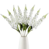 Flores artificiais IPOPU Snapdragon White 8 unidades