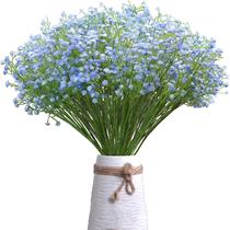 Flores artificiais JIFTOK Babys Breath 54 cm 12 unidades azuis