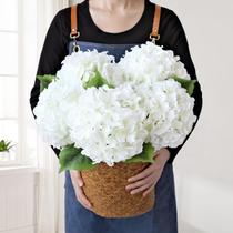 Flores artificiais JINWOE White Silk Hydrangea 5 unidades 50 cm Flores artificiais JINWOE White Silk Hydrangea 5 unidades 50 cm