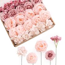 Flores artificiais Ling's Moment Hydrangea Roses Gardenia Flores artificiais Ling's Moment Hydrangea Roses Gardenia