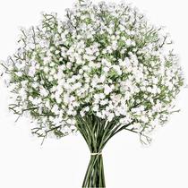 Flores artificiais LYLYFAN Babys Breath Gypsophila x12