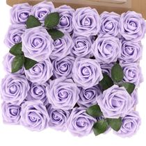 Flores artificiais MACTING Lavender 30 unidades com caule de 15 cm