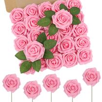Flores artificiais N&T NIETING Pink Roses 50 unidades de espuma