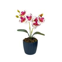 Flores Artificiais Orquídea Arranjo Diversas Cores Decoração Escritório Casa Sustentável Durável