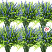 Flores artificiais Ouddy Decor 24 pacotes para atividades ao ar livre Flores artificiais Ouddy Decor 24 pacotes para atividades ao ar livre